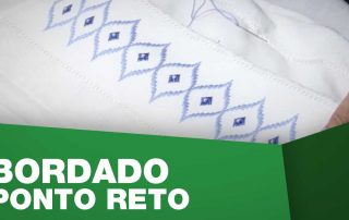 Bordado Ponto Reto