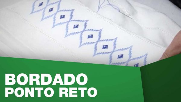 Bordado Ponto Reto