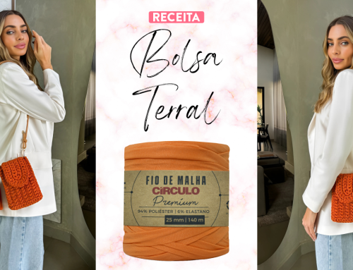 Bolsa Terral em Crochê com Fio de Malha Premium