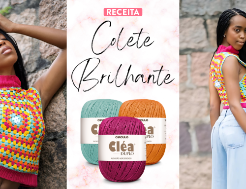 Colete Brilhante com Clea Duplo