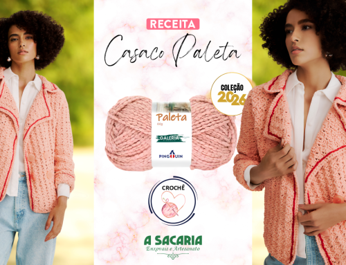 Casaco Paleta Clareza em Crochê